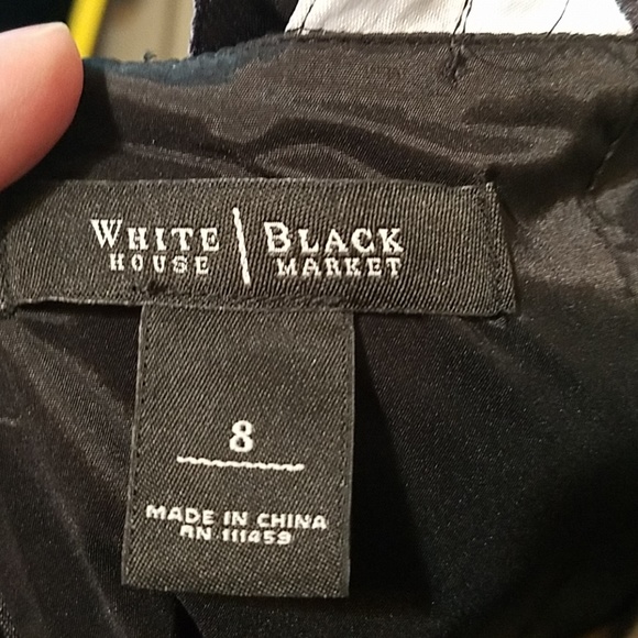 NWOT cocktail dress white house black market - Picture 6 of 8